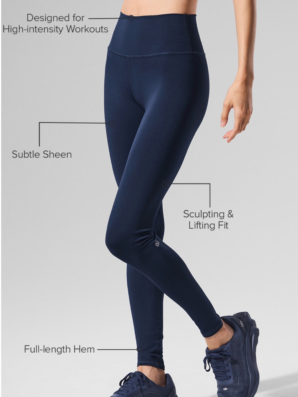 ALO High-Waist Airlift Legging - Navy